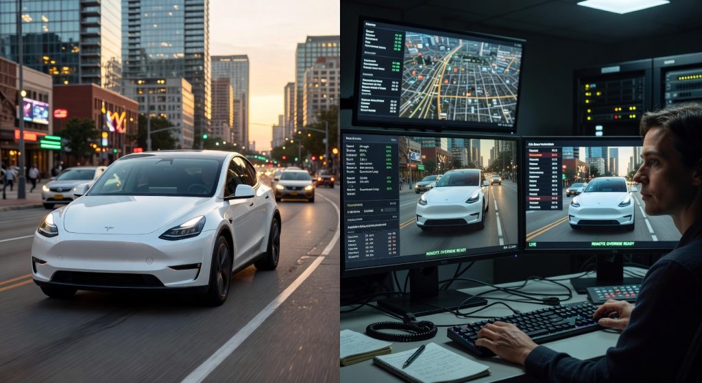 Tesla зізналась: її роботаксі таємно керують люди